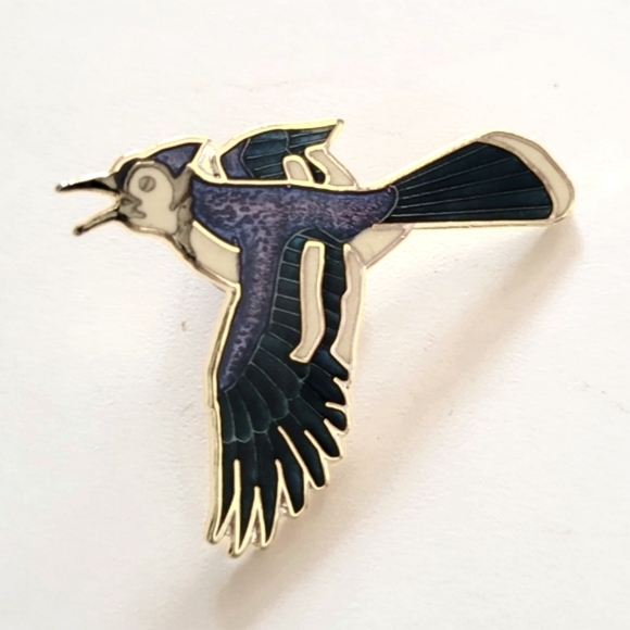William Spear Jewelry - Rare Vintage 1994 Wiliam Spear Enamel Lapel/Hat Pin